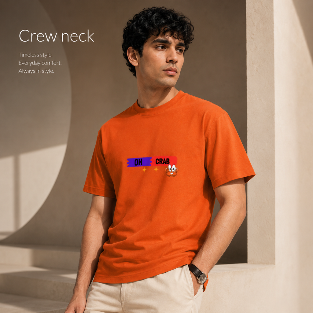 Unisex Crew T-Shirt- “Crabbylicious”